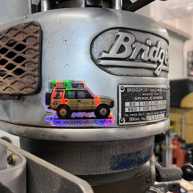 Camel Disco Holographic Mini Sticker