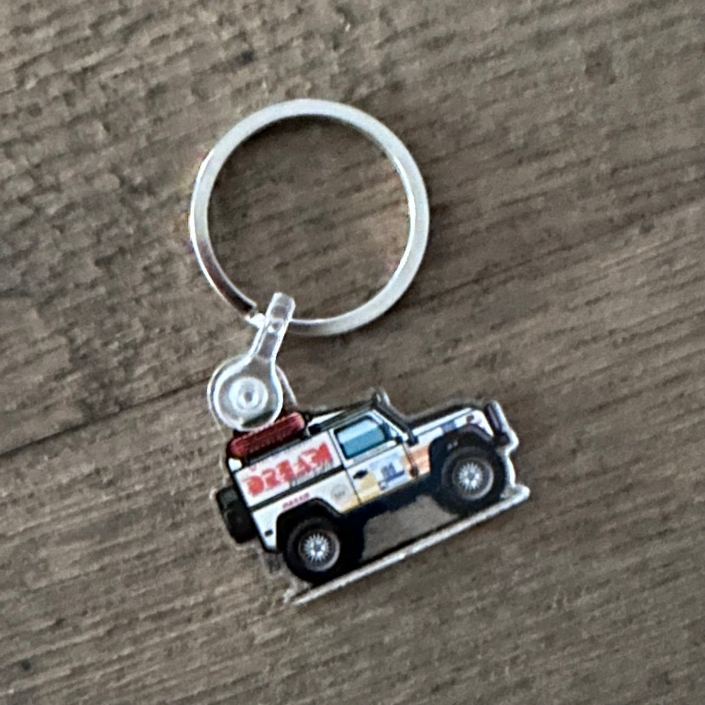 Rebelle Rally 2022 Defender Keychain