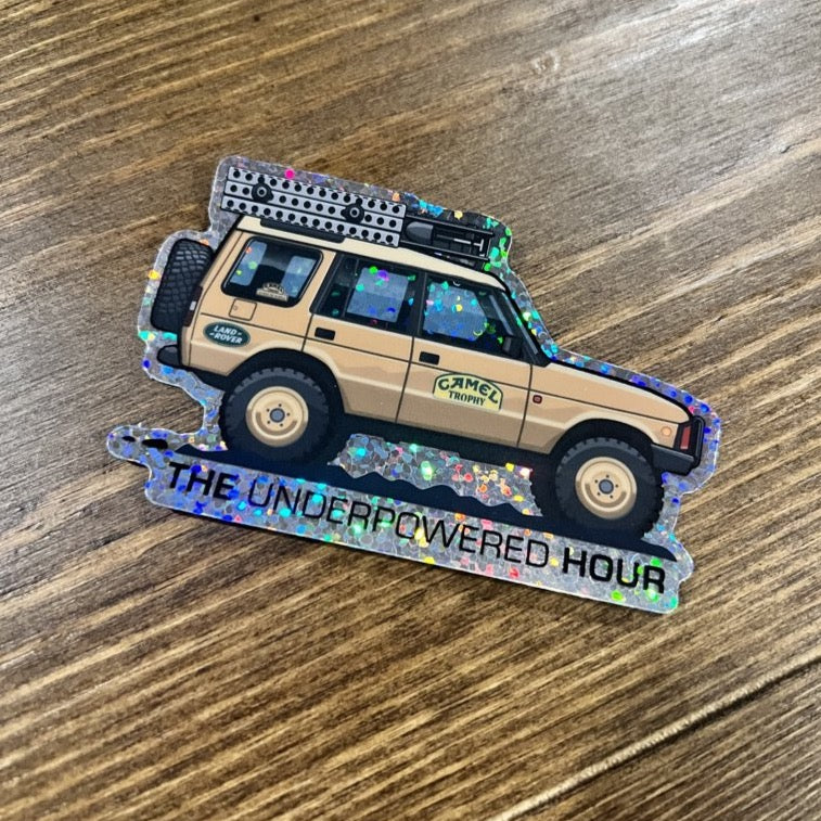 Special Edition Camel Trophy Disco Holographic Glitter Sticker