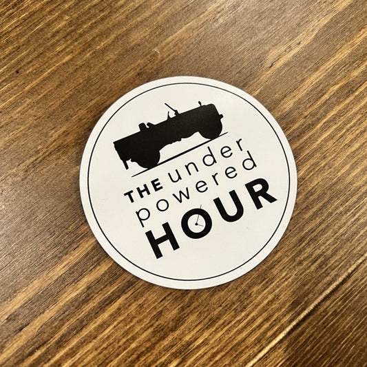 The Underpowered Hour Logo Magnet