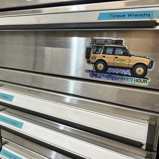 Special Edition Camel Trophy Disco Holographic Glitter Sticker