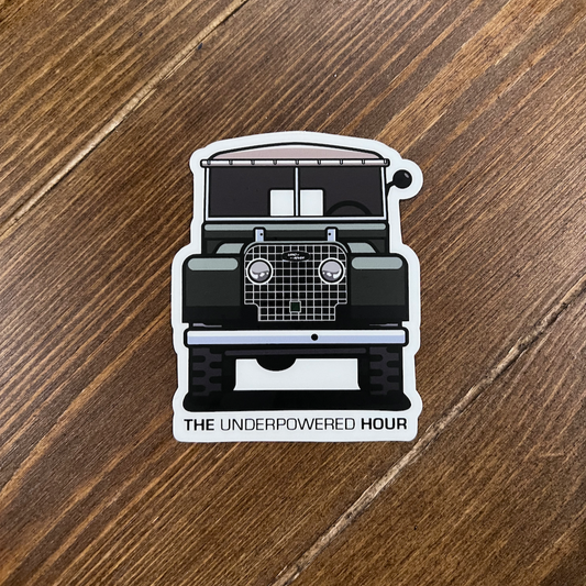 80" Series One Land Rover Mini Sticker