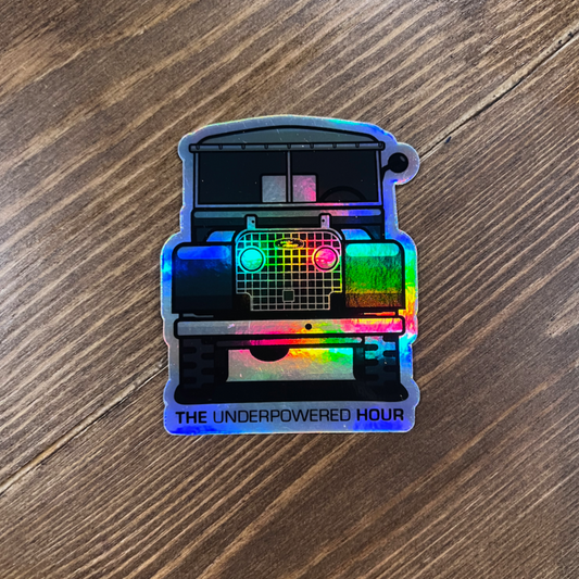 80" Land Rover Holographic Mini Sticker