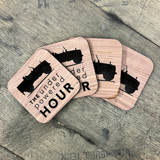 The Underpowered Hour Coaster Set